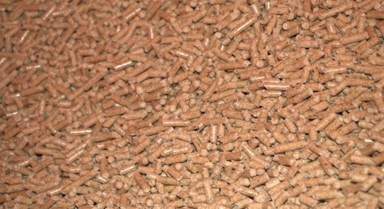 wood pellets in abundance