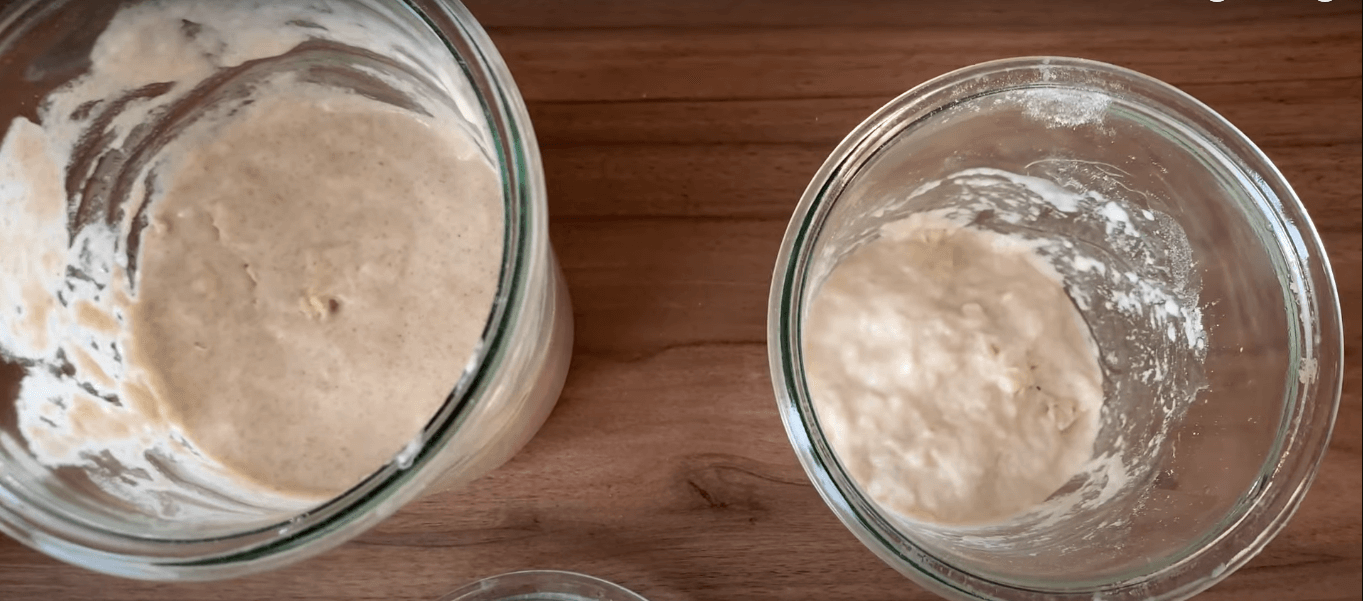 poolish dough and sour-dough comparison