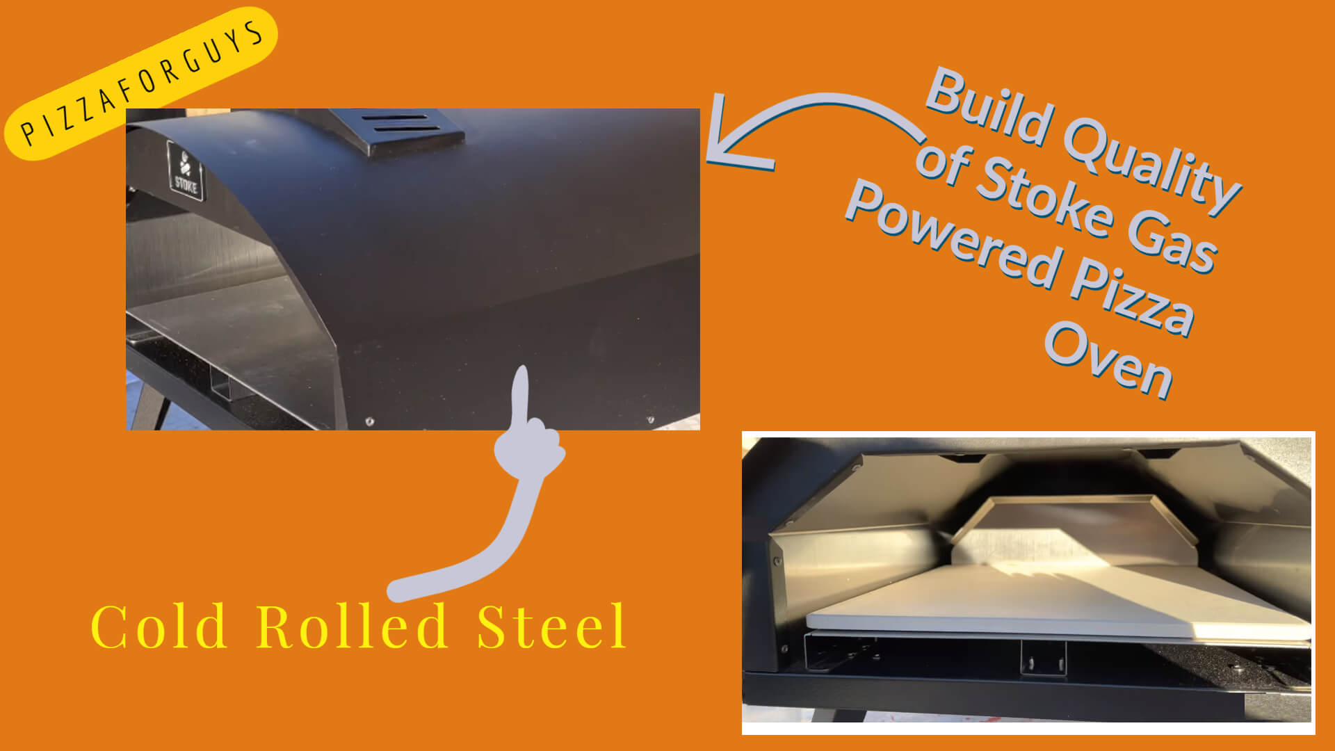 Build quality of stoke gas powered pizza oven