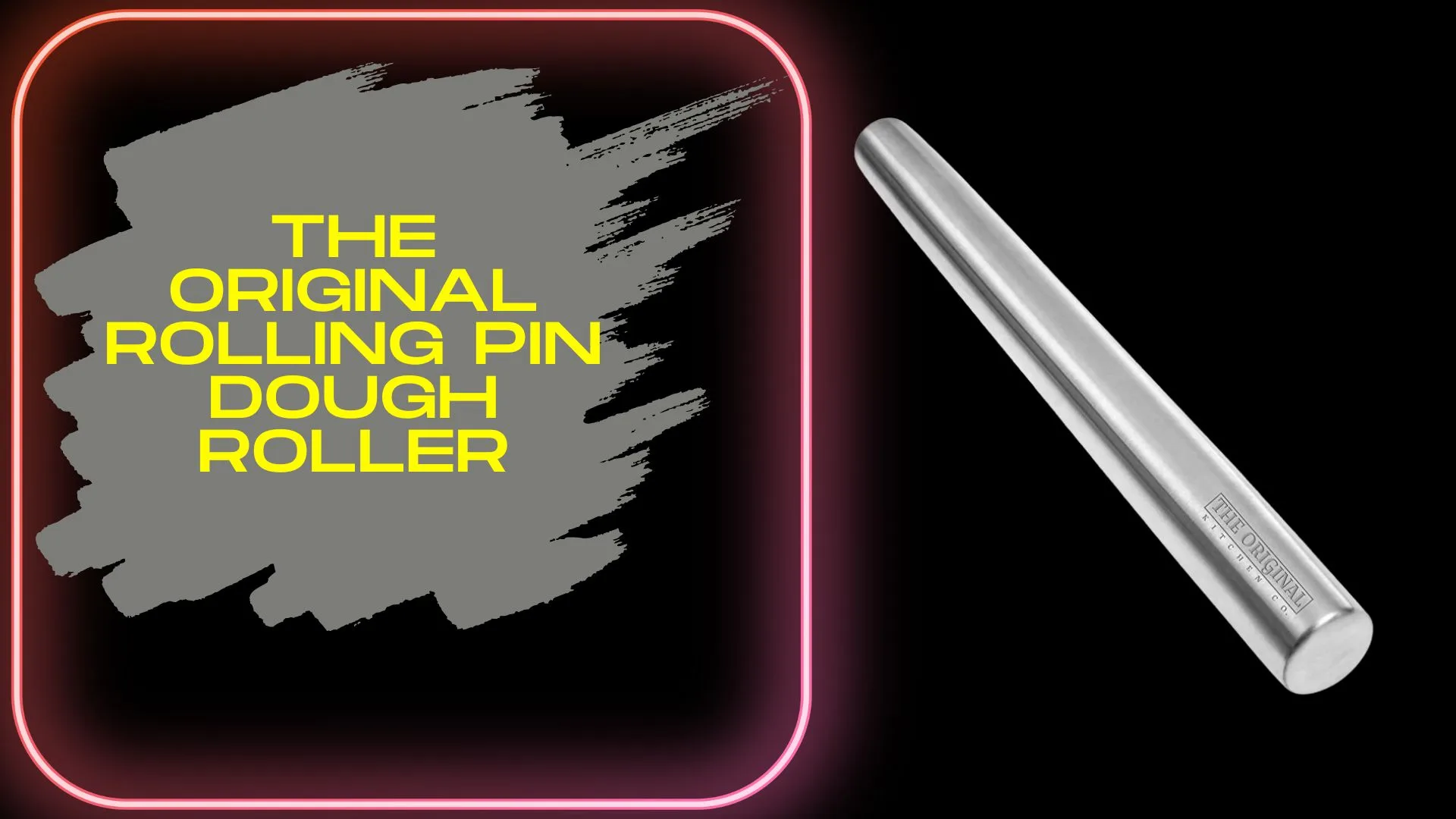 product image of the original stainless steel rolling pin