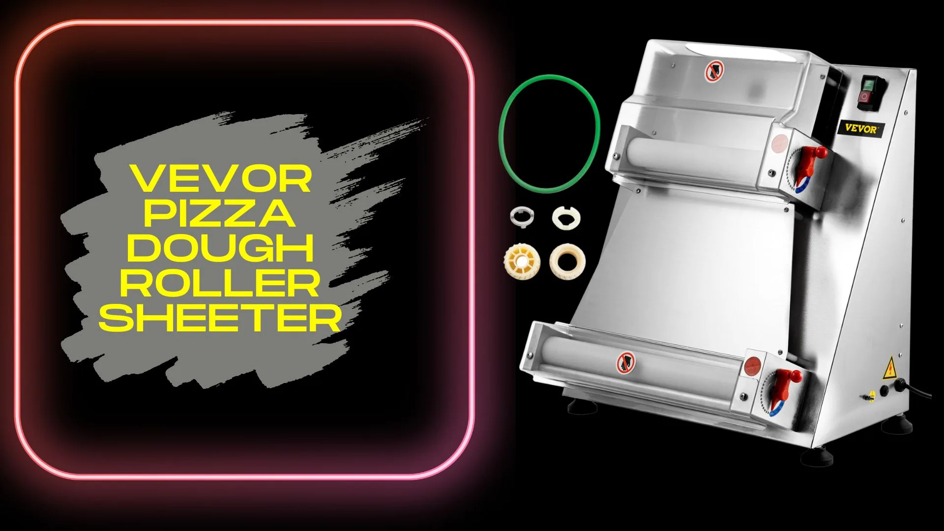 product image of VEVOR Pizza Dough Roller Sheeter