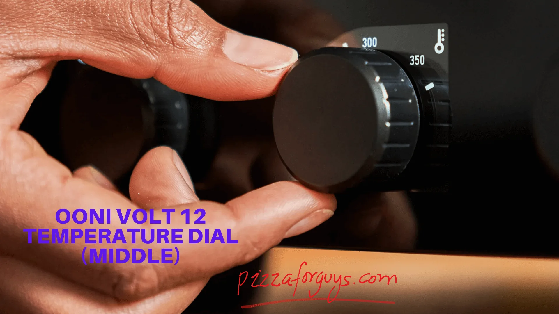 Ooni volt 12 temperature dial